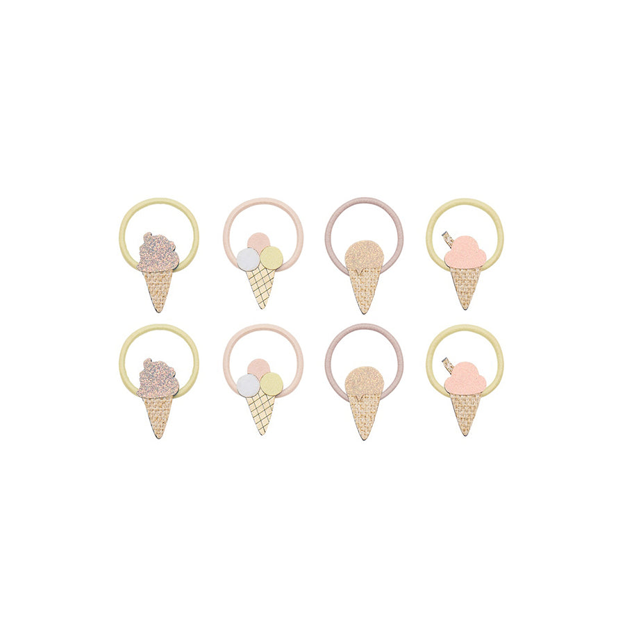Mimi & Lula - Haargummis "Ice Cream", 8er Set