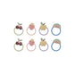 Mimi & Lula - Haargummis "Summer Fruit", 8er Set