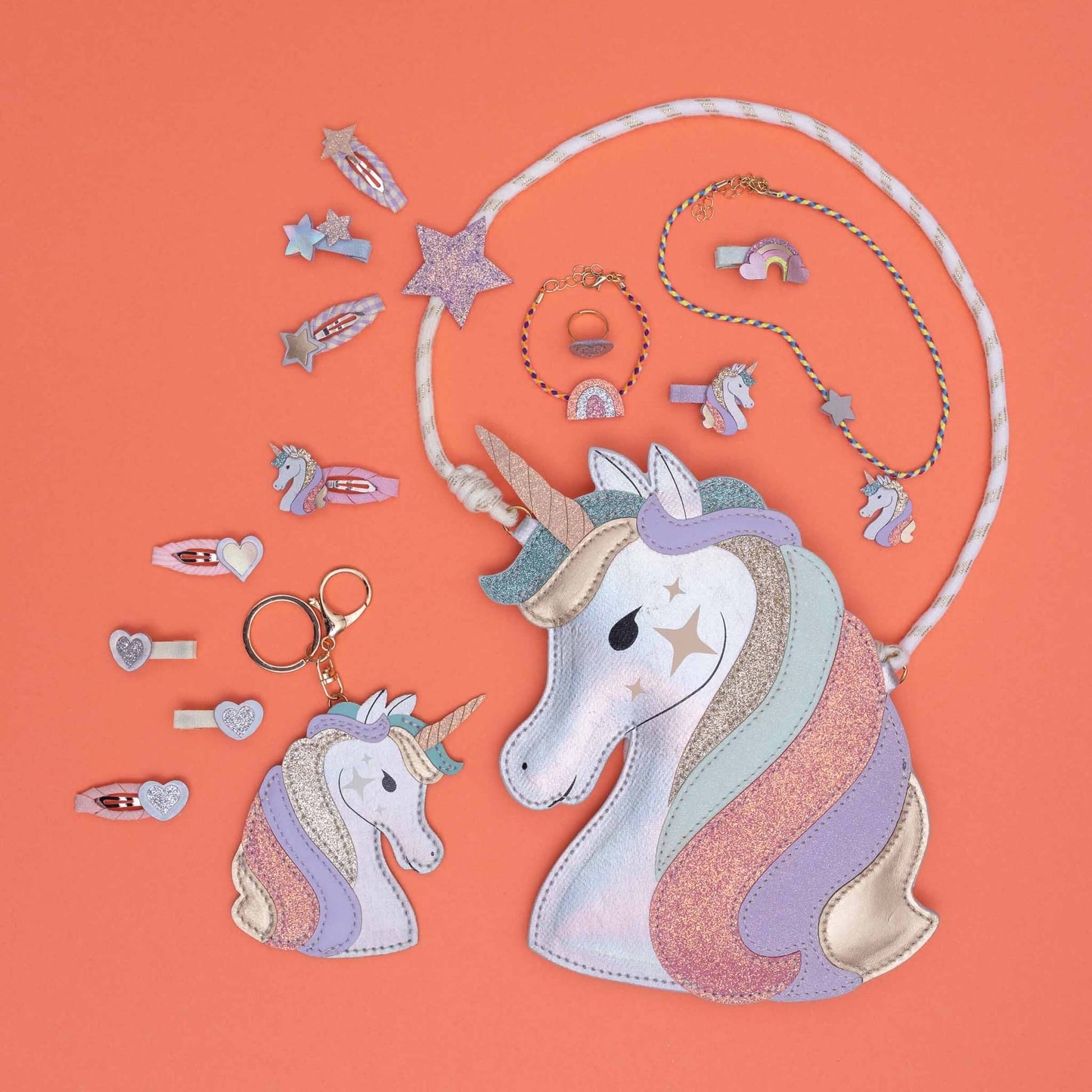 Mimi & Lula - Haarspangen "Dreamy Unicorn", 5er Set