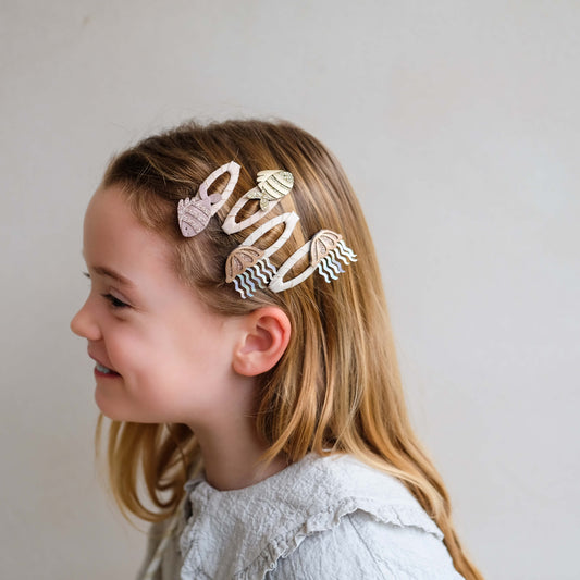 Mimi & Lula - Haarspangen "Fishy Friends", 4er Set