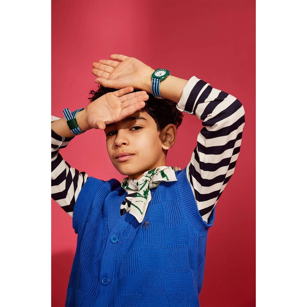 Mini Kyomo - Armbanduhr für Kinder "A day on earth"