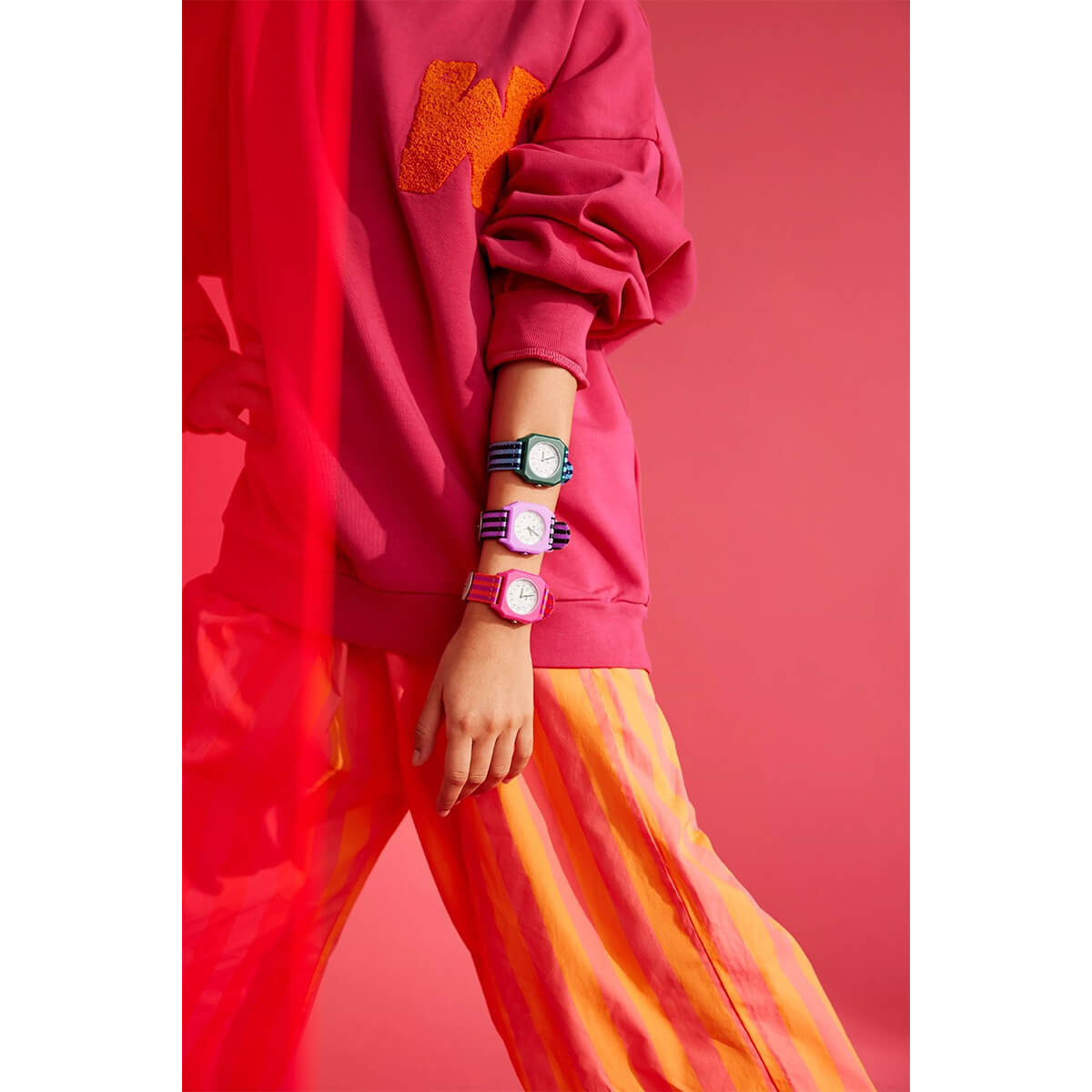 Mini Kyomo - Armbanduhr für Kinder "Ruby Papaya"