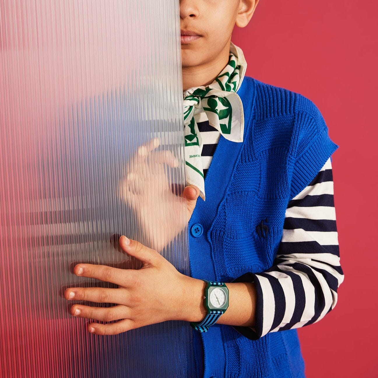 Mini Kyomo - Armbanduhr für Kinder "A day on earth"