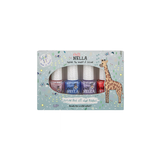 Miss Nella - Nagellack "Safari", 4er Pack