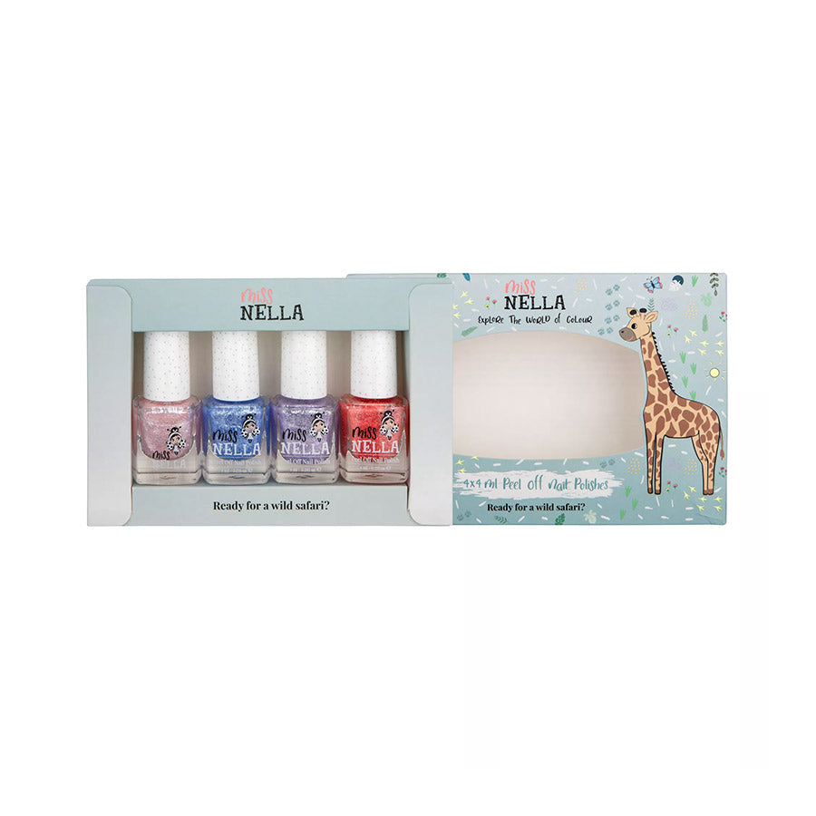 Miss Nella - Nagellack "Safari", 4er Pack