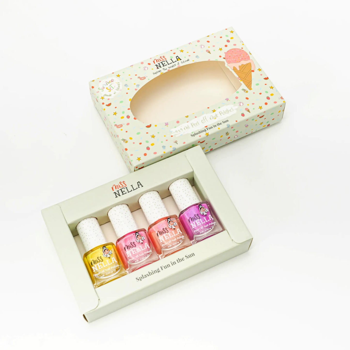 Miss Nella - Nagellack "Summer Collection", 4er Pack