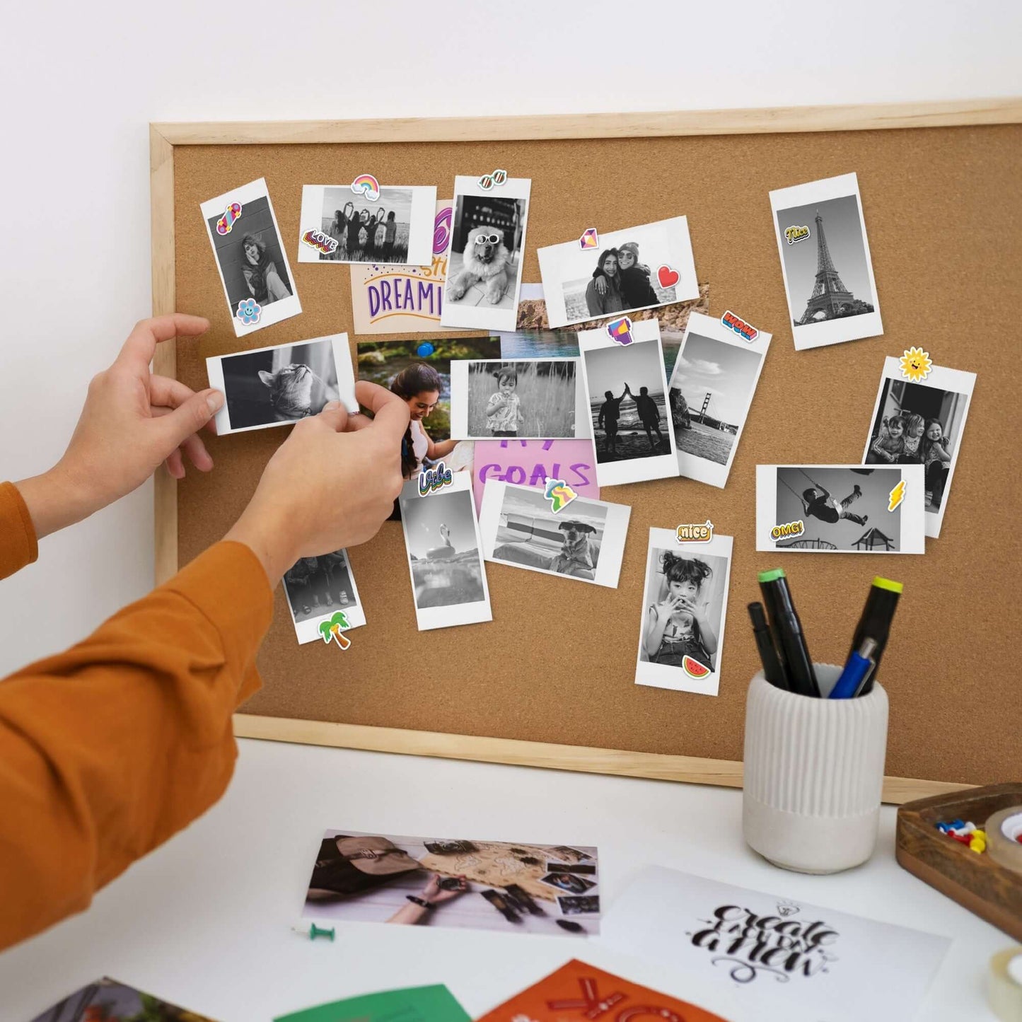 MOB – Kinderkamera mit Sofortdruck “PixiPrint Pink”, Digitalkamera