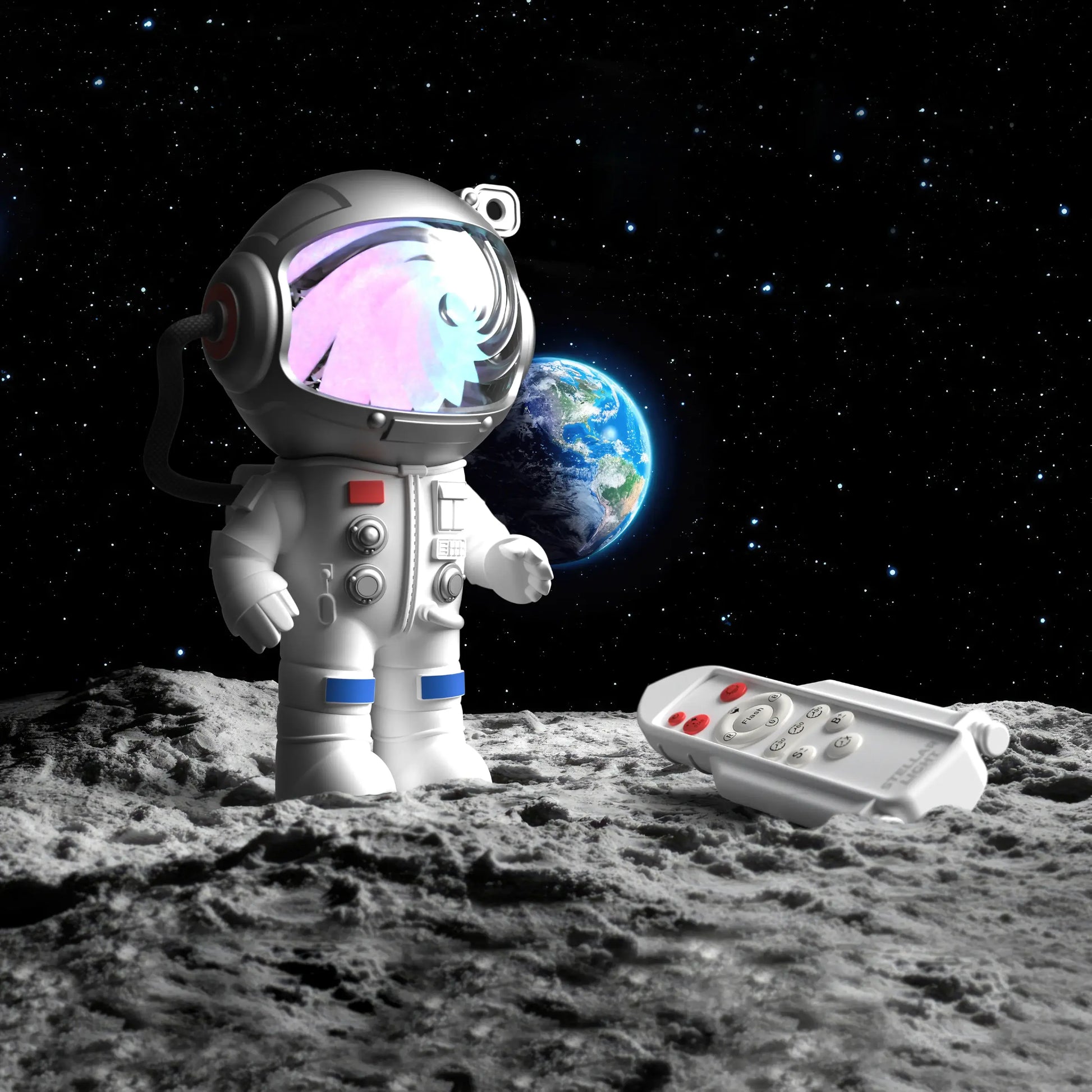 MOB – Stellar Light Milky Way Projektor, Astronaut Nachtlampe, 360°