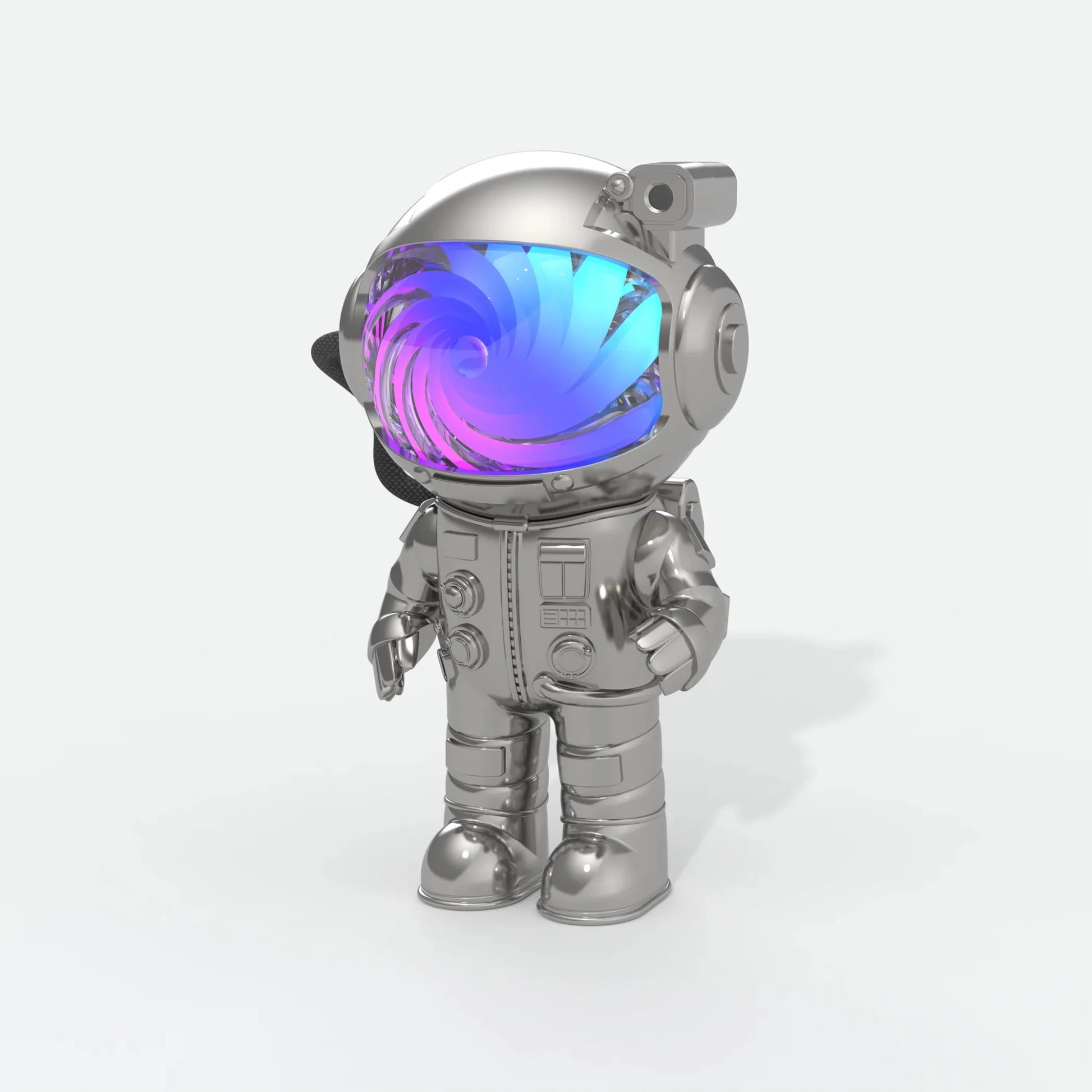 MOB – Stellar Light Milky Way Silver Projektor, Astronaut Nachtlampe