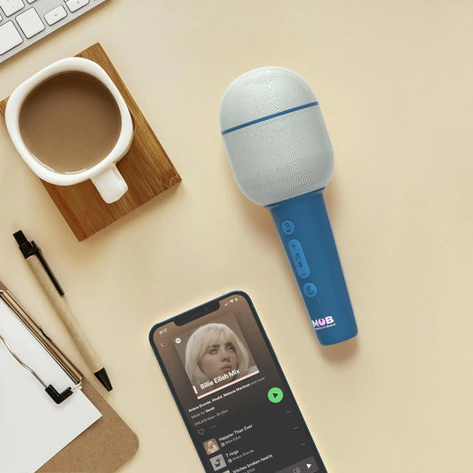 Mobility on Board – Karaoke Mikrofon „Micro Groovy Night Blue“, MOB