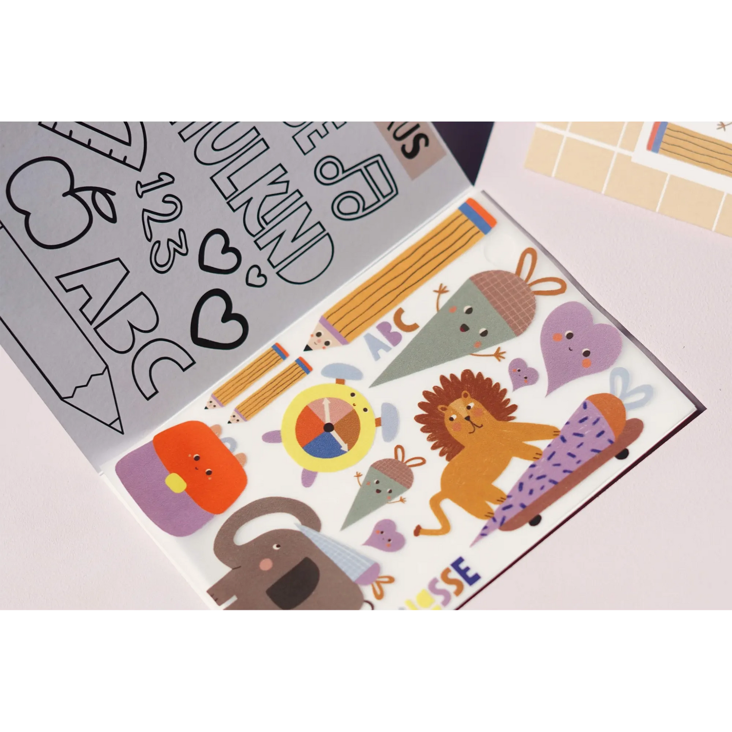 Modern Kids Art – Bügelbilder Set „Schulstart“ zur Einschulung