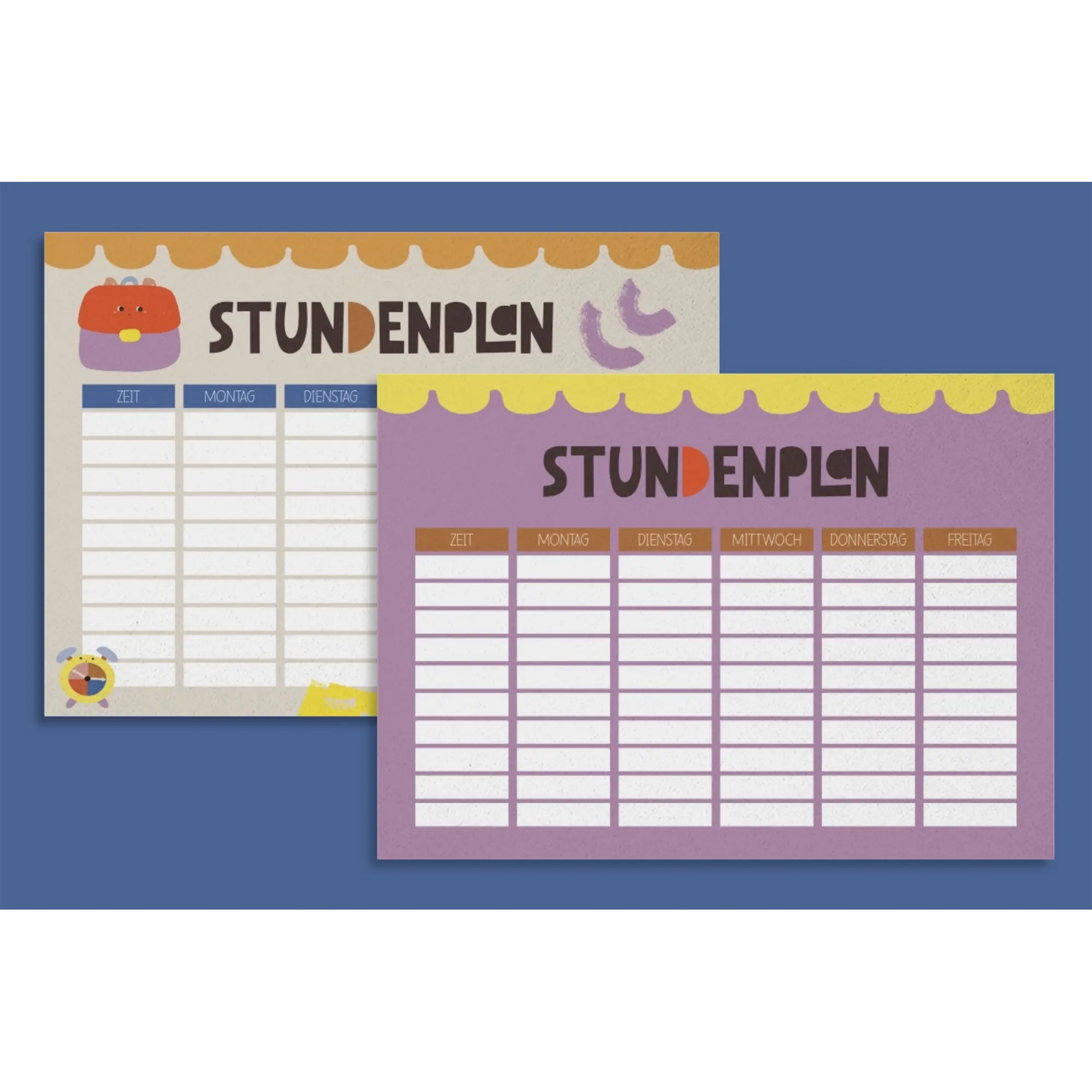 Modern Kids Art – Stundenplan „Too Cool For School“ 