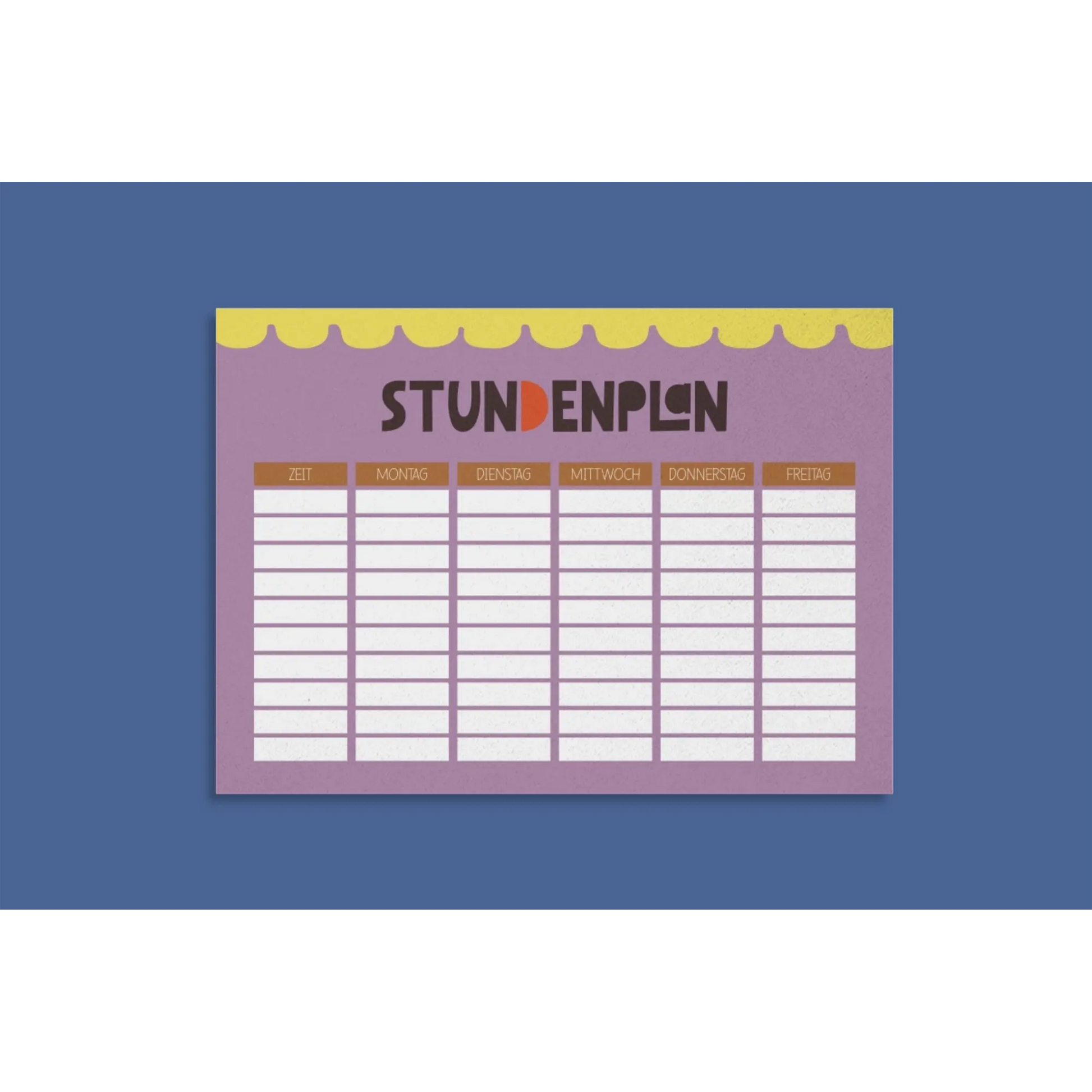 Modern Kids Art – Stundenplan „Too Cool For School“ 