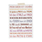 Modern Kids Art – Affirmationskarte "Sweet Words"