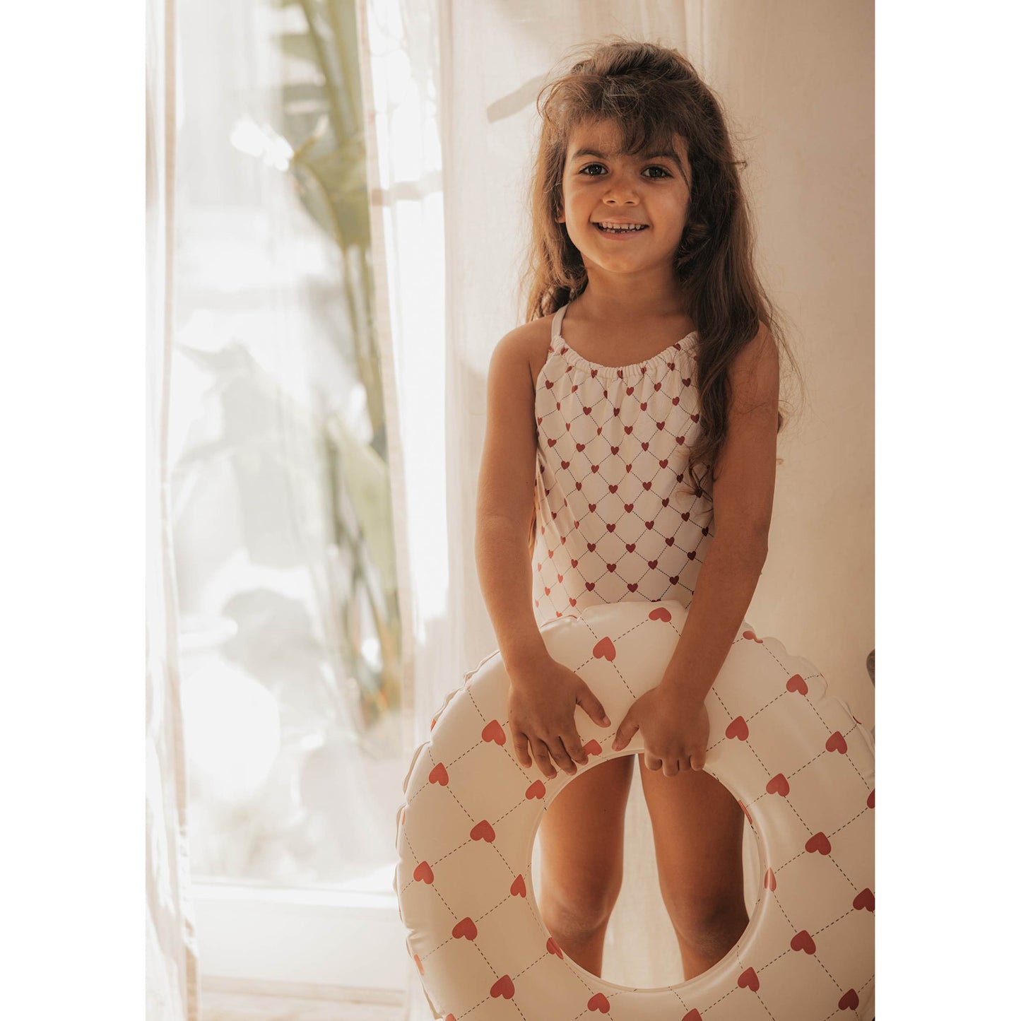 Mrs Ertha - Schwimmring für Kinder "Lovely Roots", 3-6 Jahre, 18-30 kg