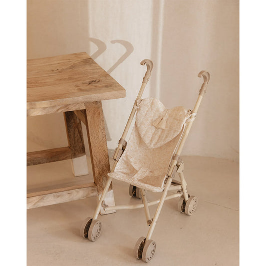 Mrs Ertha - Puppenwagen Buggy Doll Stroller "Bouquet Silhouette"