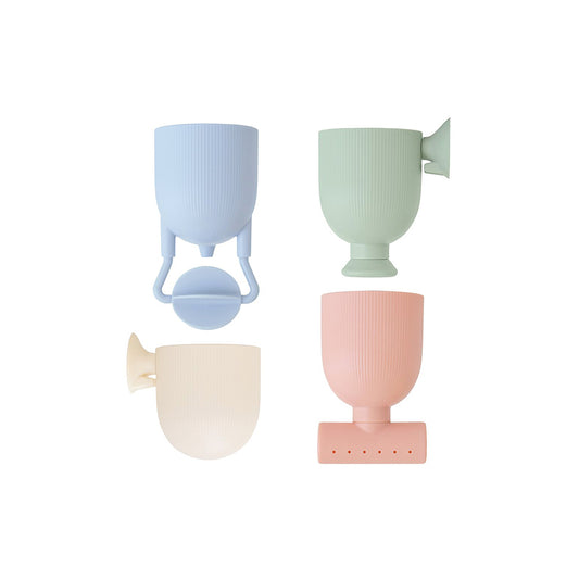 Mushie – Baby Badespielzeug für Badewanne  “Pour & Play”, 4-teilig