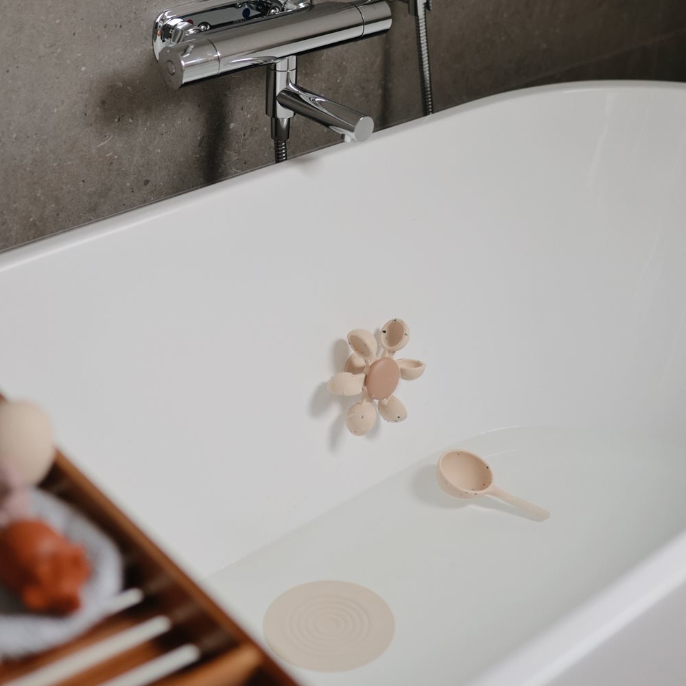 Mushie – Baby Badespielzeug für Badewanne “Water Wheel”, 2-teilig