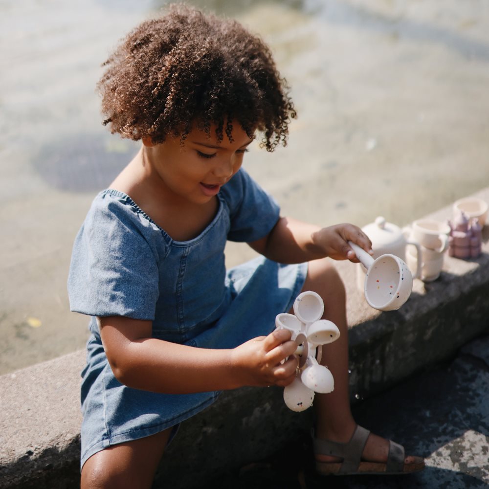Mushie – Baby Badespielzeug für Badewanne “Water Wheel”, 2-teilig