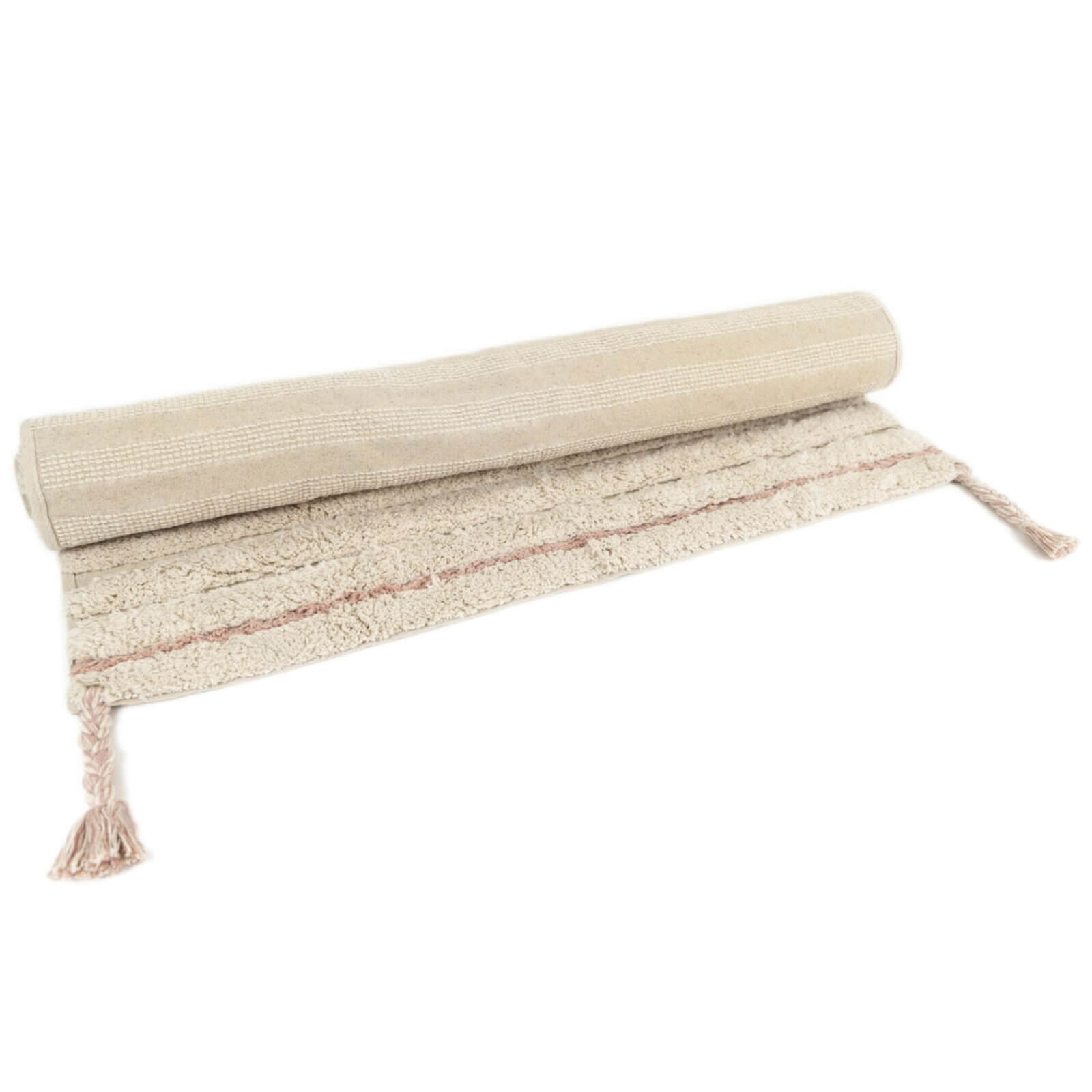 Natiot – Teppich "Dalia" Creme/Rosa 100x150cm