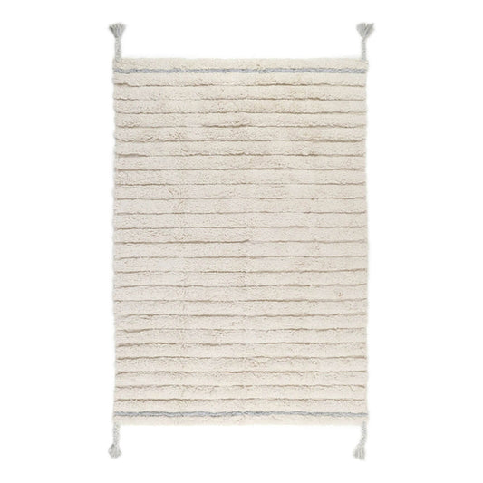TEPPICH DALIA CREAM BLUE, WASCHBAR