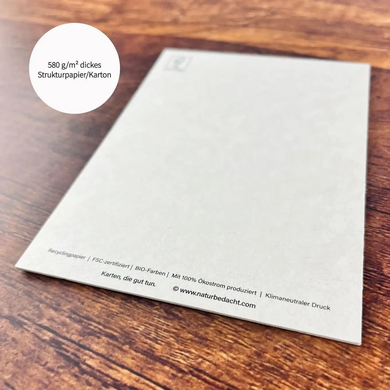 Naturbedacht – Postkarte "Perfect Match", nachhaltig & hochwertig