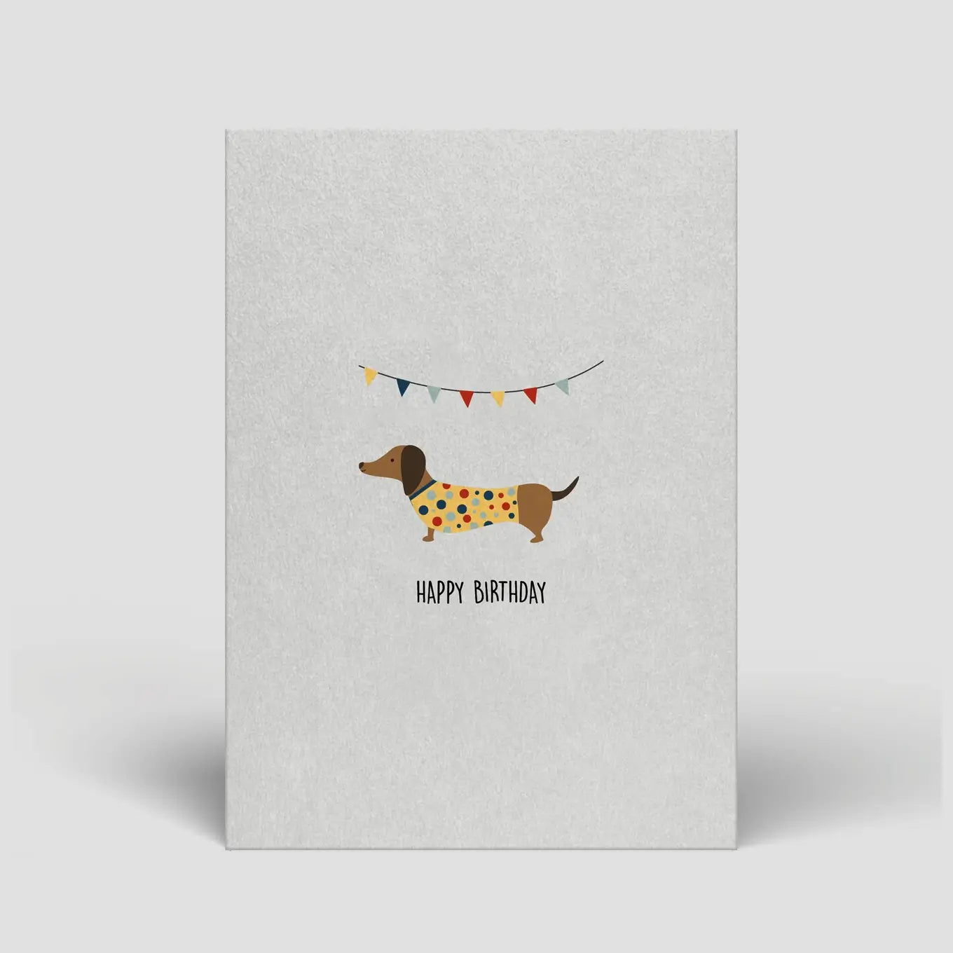 Naturbedacht – Postkarte "Happy Birthday", nachhaltig & hochwertig
