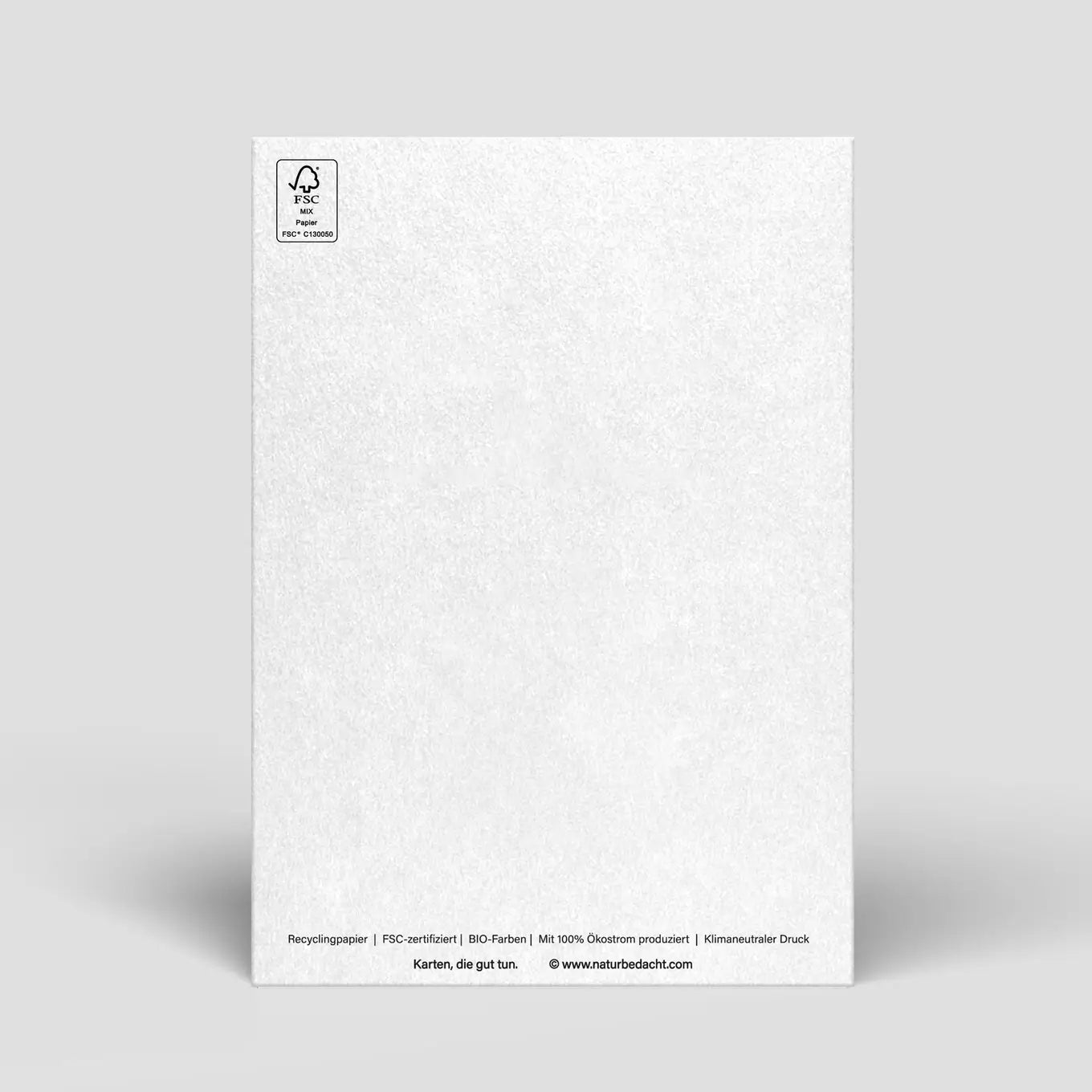 Naturbedacht – Postkarte "Dackel Musikant", nachhaltig & hochwertig