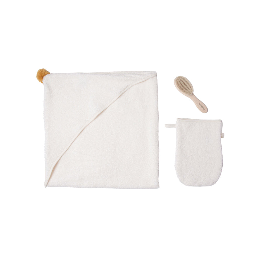 Nobodinoz – Baby Badeset "So Cute Natural" aus 100% Bio-Baumwolle