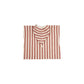 Nobodinoz – Badeponcho "Portofino Red Stripes" aus 100% Bio-Baumwolle