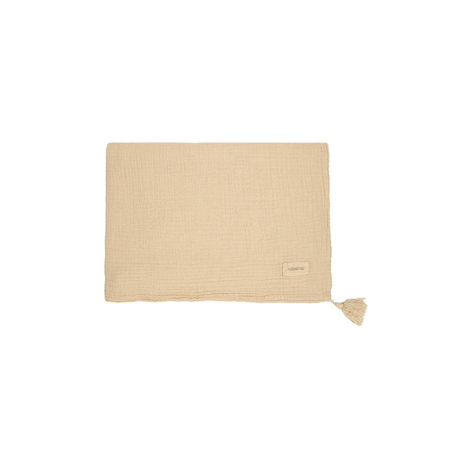 Nobodinoz – Babydecke "Wabi Sabi Ginger" aus 100% Bio-Baumwolle