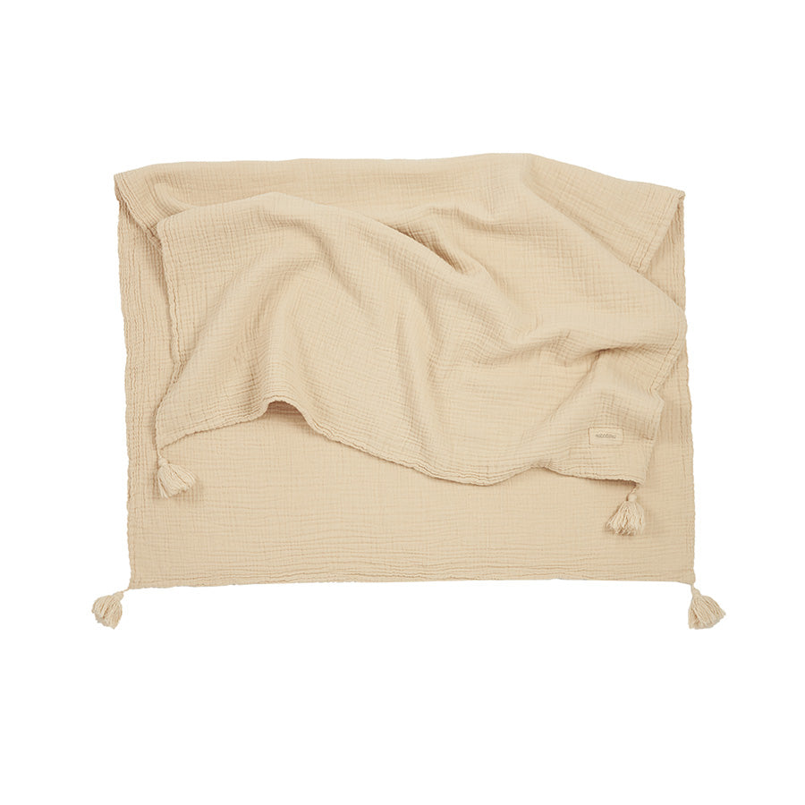 Nobodinoz – Babydecke "Wabi Sabi Ginger" aus 100% Bio-Baumwolle