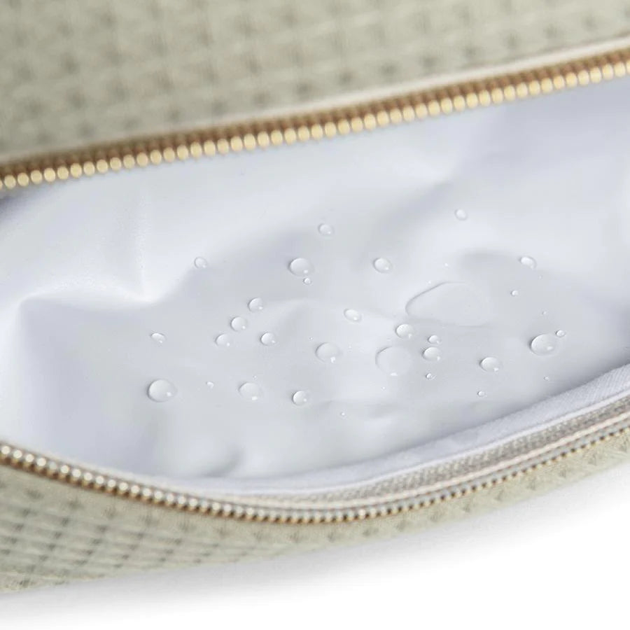 Nobodinoz – Kosmetiktasche „Diva Laurel Green“ aus 100% Bio-Baumwolle