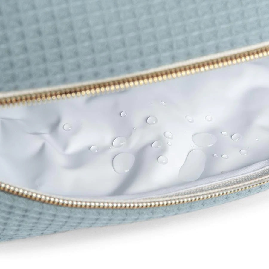 Nobodinoz – Kosmetiktasche „Diva Stone Blue“ aus 100% Bio-Baumwolle