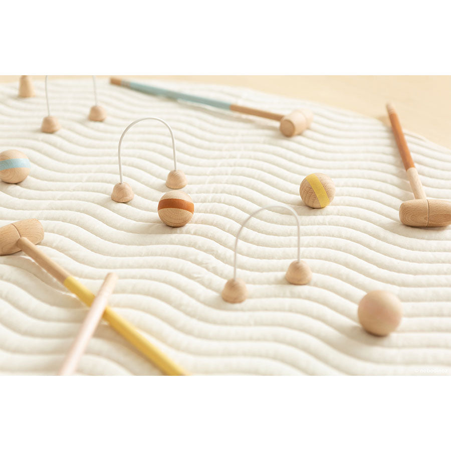 Nobodinoz – Krocketspiel aus FSC-Holz, handgefertigt in Frankreich