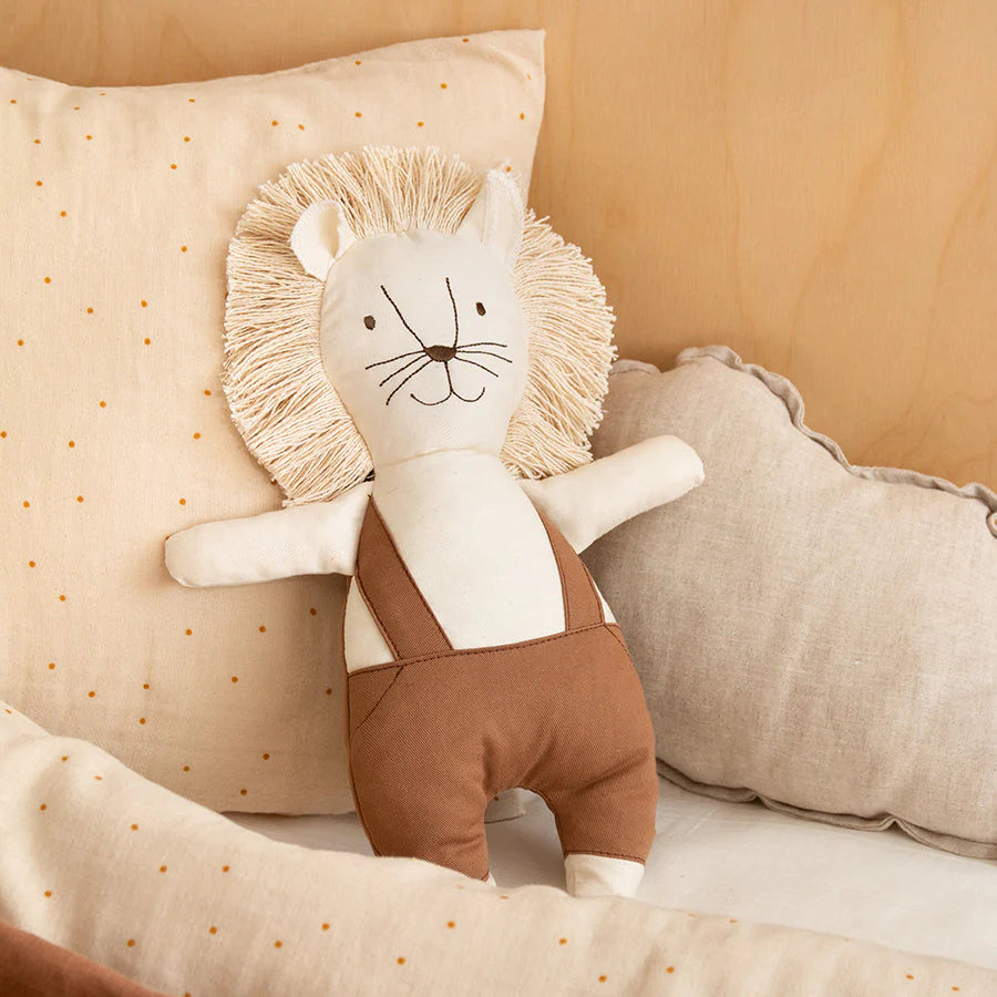 Nobodinoz – Kuscheltier „Gardener Lion“ aus Bio-Baumwolle