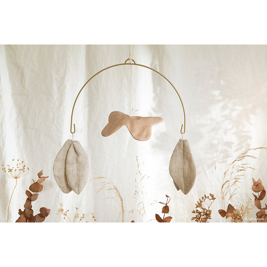 Nobodinoz – Mobile aus französischem Leinen, handgefertigt in Spanien