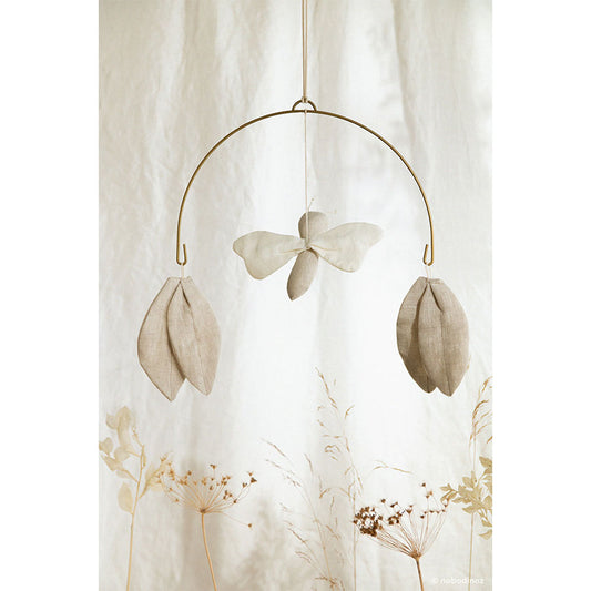 Nobodinoz – Mobile aus französischem Leinen, handgefertigt in Spanien