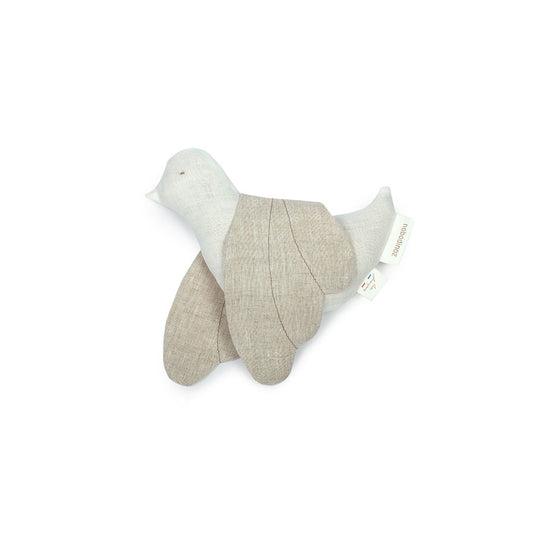 Nobodinoz – Rassel "Bird" aus französischem Leinen, OEKO-TEX