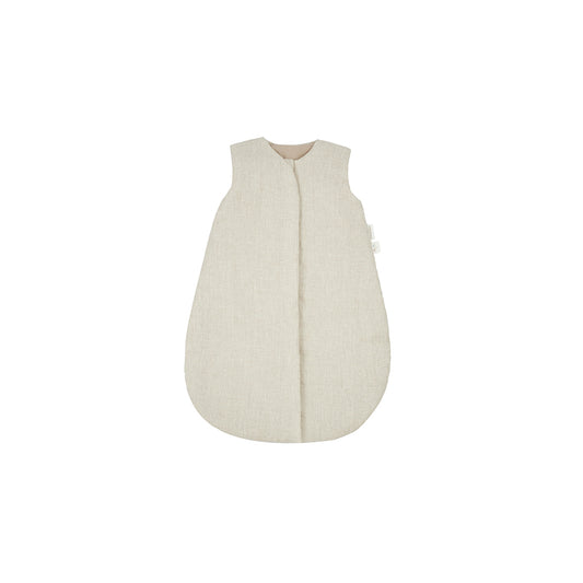 Nobodinoz – Babyschlafsack „Mid-Warm Greige“ aus französischem Leinen