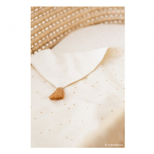 Nobodinoz – Babydecke "Sweet Dots" 100×70 cm aus Bio-Baumwolle