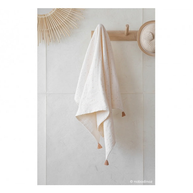 Nobodinoz – Babydecke "Sweet Dots" 100×70 cm aus Bio-Baumwolle