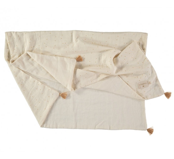 Nobodinoz – Babydecke "Sweet Dots" 100×70 cm aus Bio-Baumwolle