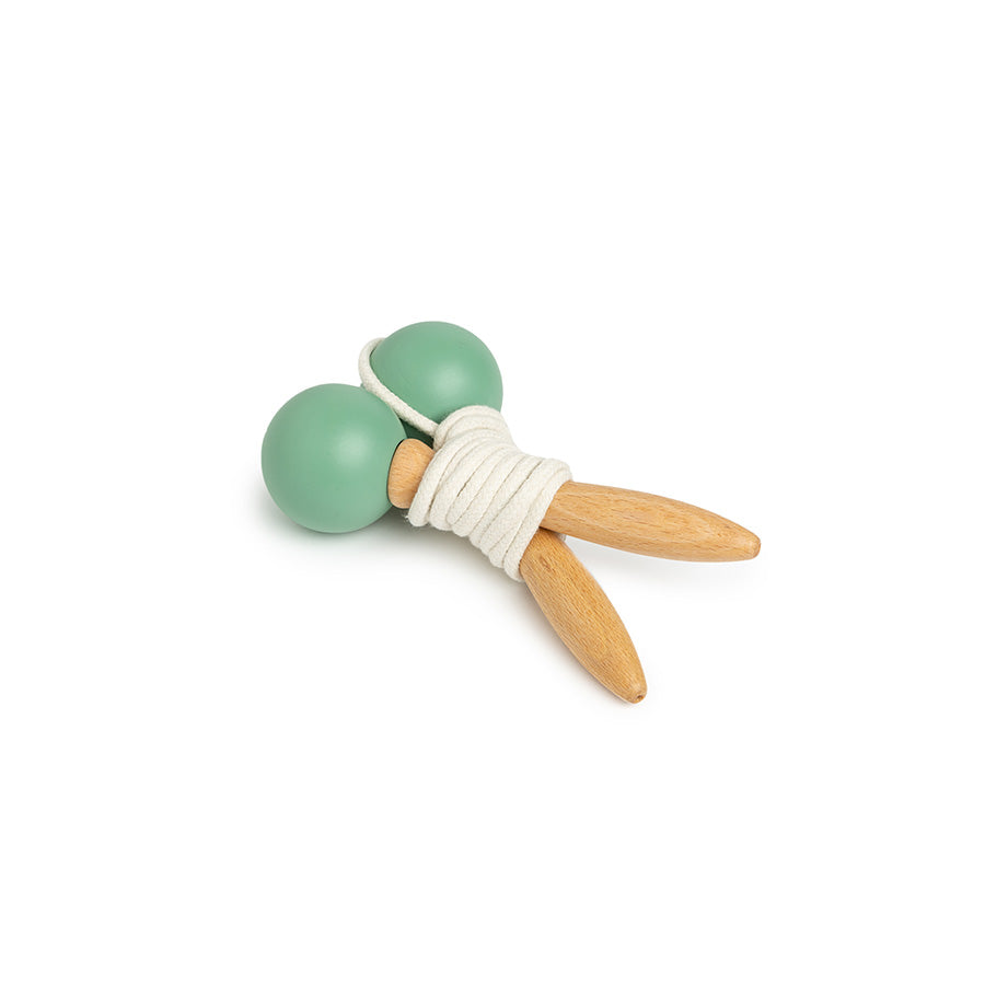 Nobodinoz – Springseil „Tropical Green“ aus Baumwolle & Holz