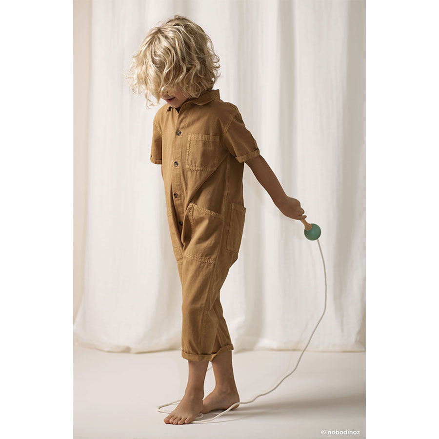 Nobodinoz – Springseil „Tropical Green“ aus Baumwolle & Holz