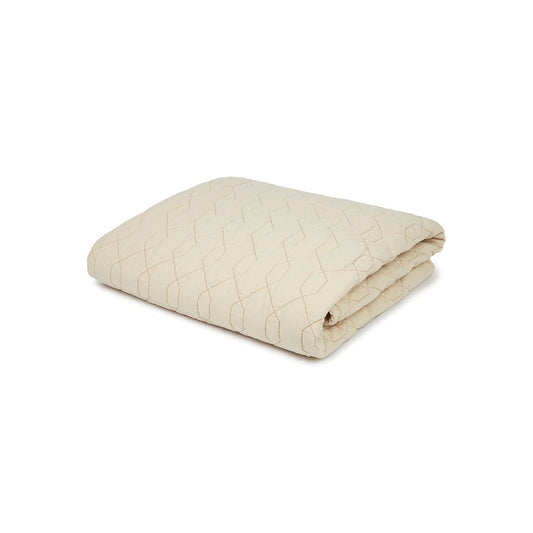 Nobodinoz – Steppdecke „Wabi Sabi Ginger“ aus 100% Bio-Baumwolle