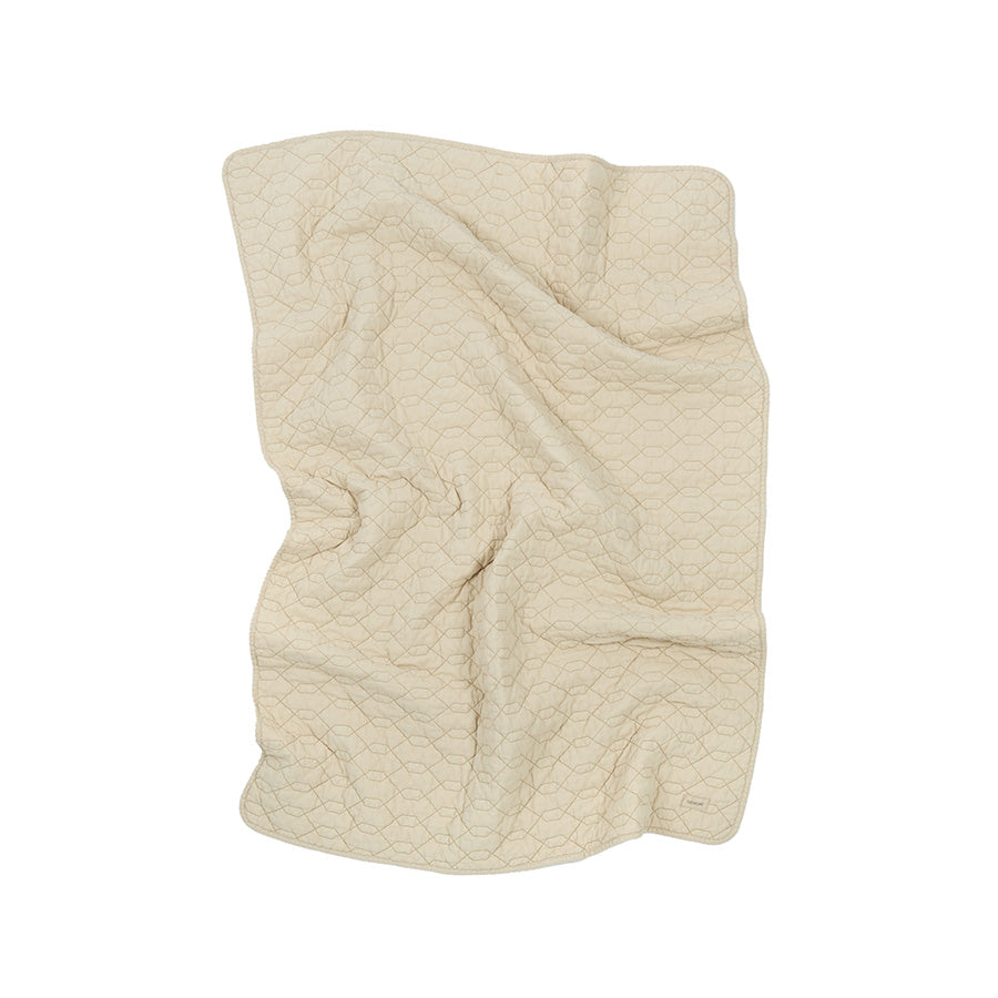 Nobodinoz – Steppdecke „Wabi Sabi Ginger“ aus 100% Bio-Baumwolle