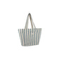 Nobodinoz – Strandtasche "Portofino Blue Stripes" aus Bio-Baumwolle
