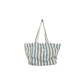 Nobodinoz – Strandtasche "Portofino Blue Stripes" aus Bio-Baumwolle