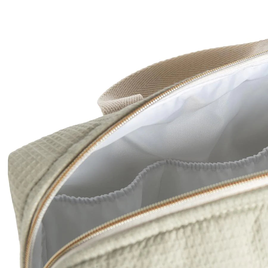 Nobodinoz – Wickeltasche "Gala Laurel Green" aus 100% Bio-Baumwolle